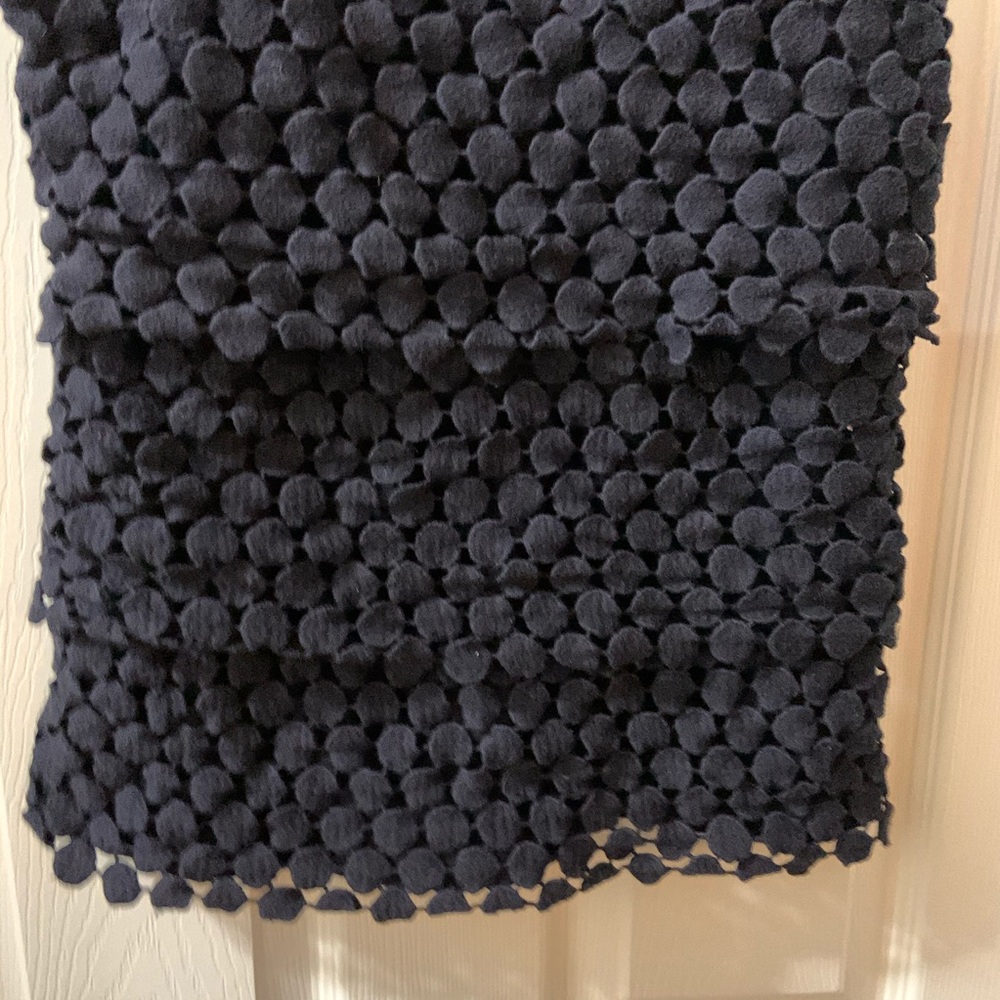 J.Crew Navy Blue Tiered Dot Tank Top Size Small - Picture 5 of 7